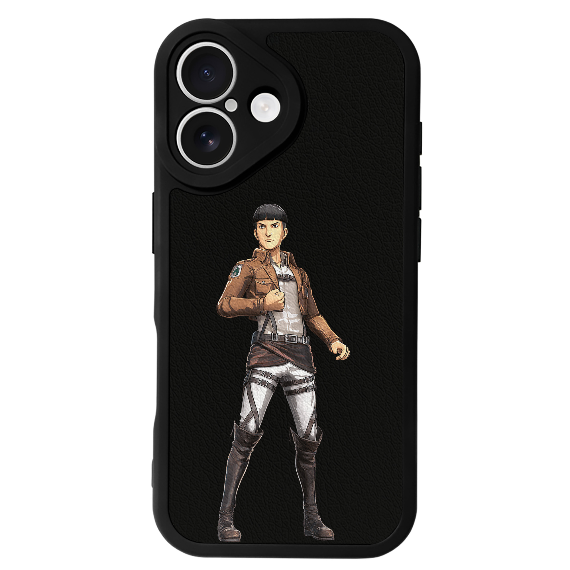 （画像用） 進撃の巨人 Attack on Titan 【iPhone 16シリーズ対応】シリコンスマホケース（レザー調） 材質：シリコン
